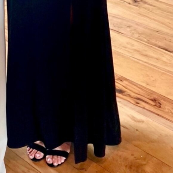 Morgan & Co Off The Shoulder Cutout Gown - Picture 2 of 6